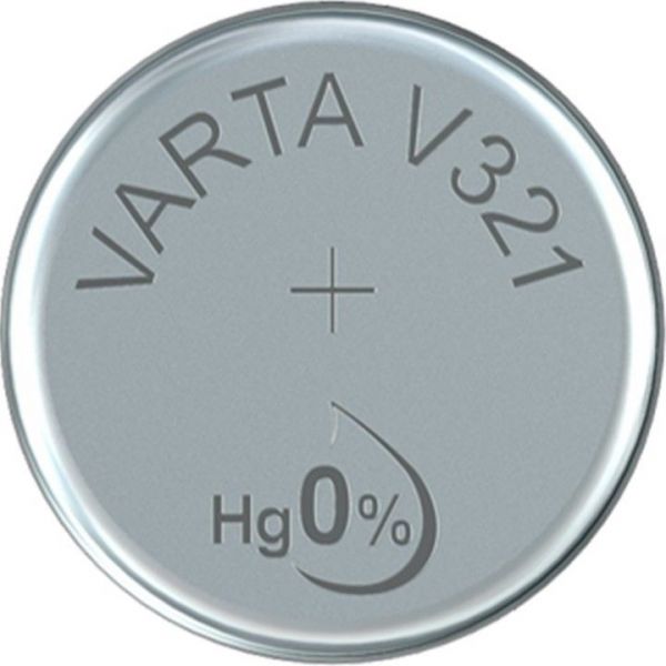 Silberoxid-Knopfzelle Typ SR616 / V321 von Varta